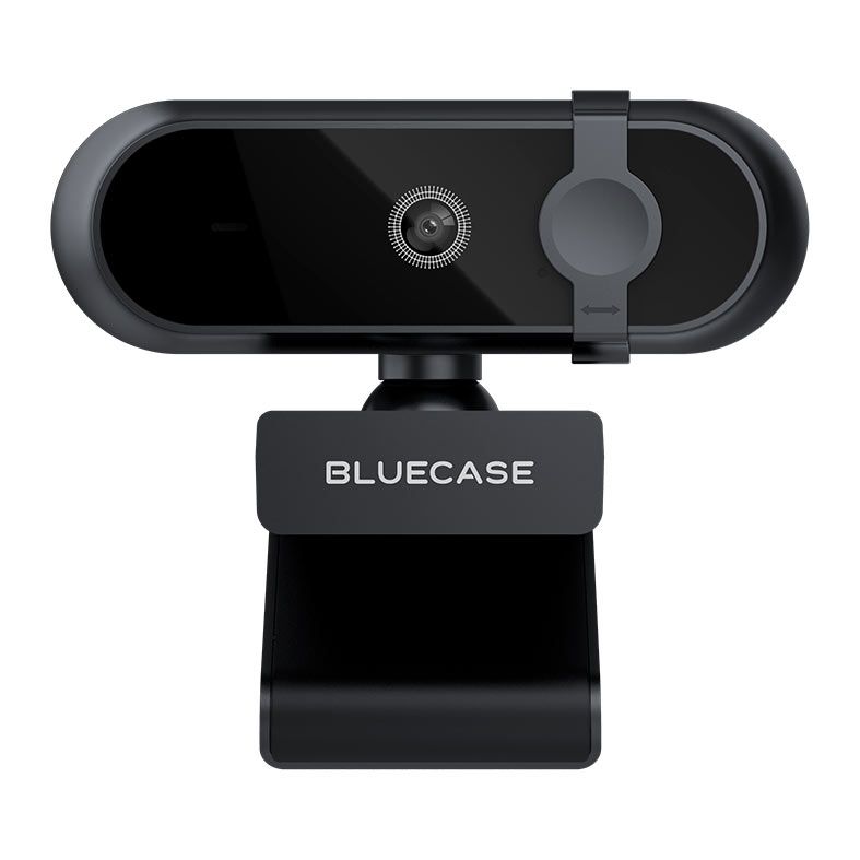 Webcam Bluecase, FHD, 1080p, USB, Com Microfone, Preto, BWEB1080P-03