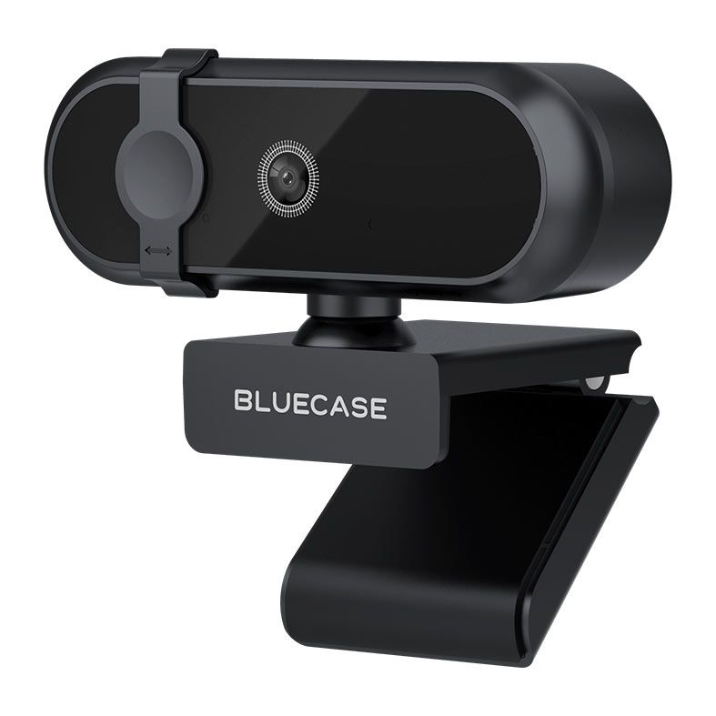 Webcam Bluecase, FHD, 1080p, USB, Com Microfone, Preto, BWEB1080P-03