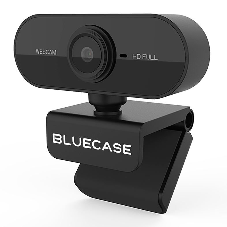 WebCam Bluecase Full HD 1080P C/ Microfone, BWEB1080P02BX