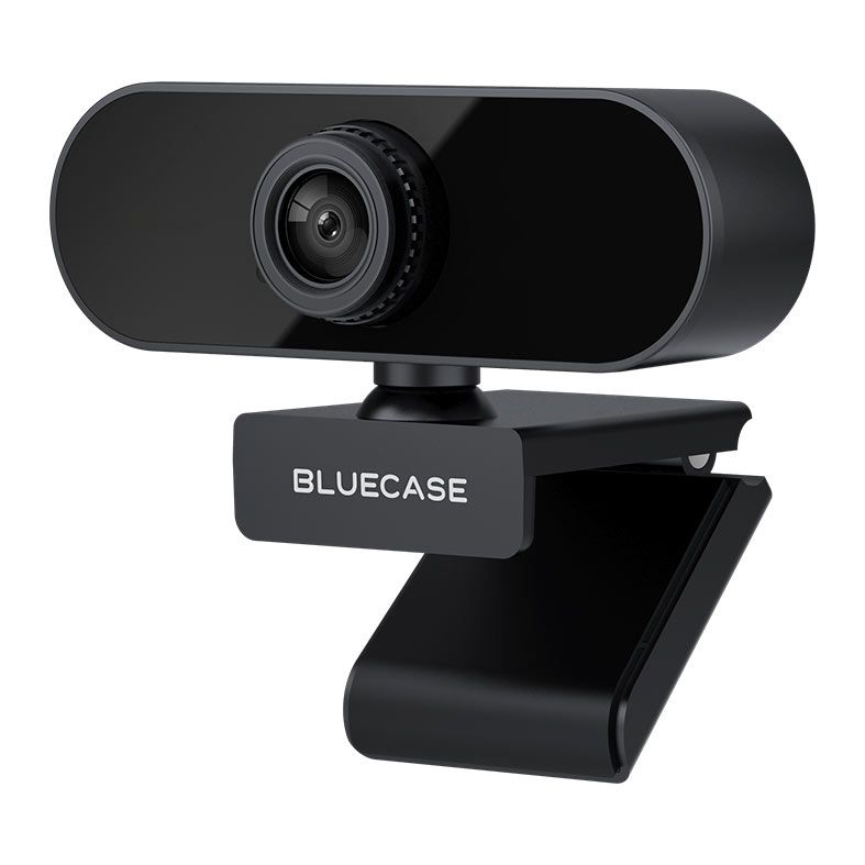 Webcam Bluecase, HD, 720p, USB, Com Microfone, Preto, BWEB720P-02