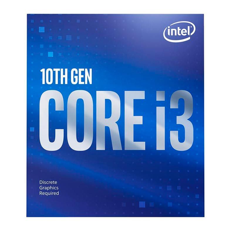 Processador Intel Core i3-10100F, 4-Core, 8-Threads, 3.6Ghz (4.3Ghz Turbo), Cache 6MB, LGA1200, BX8070110100F-BR