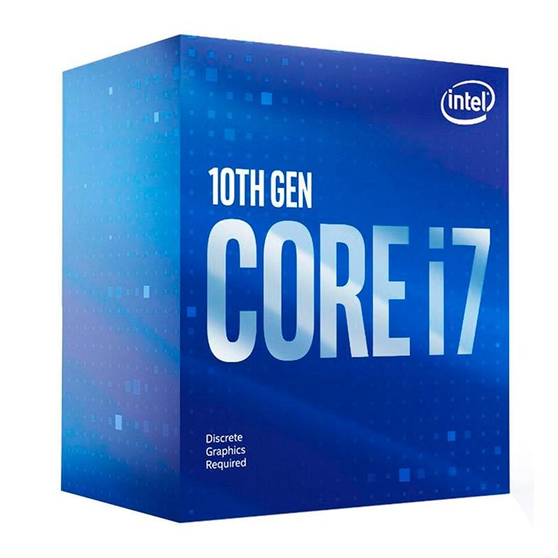 Processador Intel Core i7-10700F, 8-Core, 16-Threads, 2.9GHz (4.8GHz Turbo), Cache 16MB, LGA1200, BX8070110700F-BR