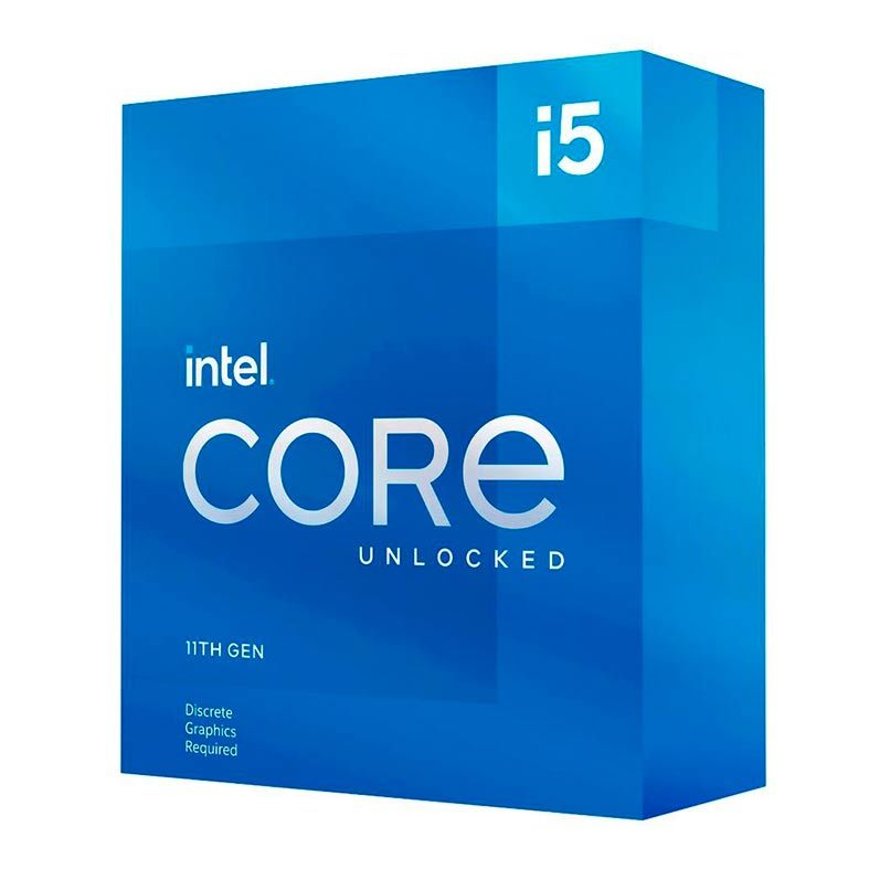 Processador Intel Core i5-11600KF, 6-Core, 12-Threads, 3.9GHz (4.9GHz Turbo), Cache 12MB, LGA1200, BX8070811600KF