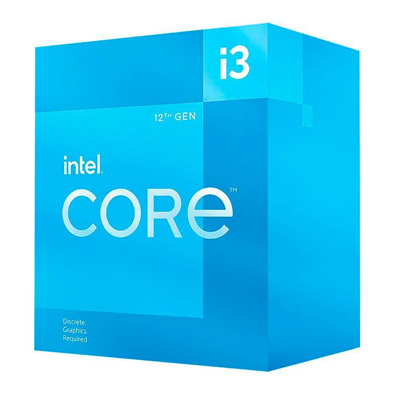 Processador Intel Core i3-12100F, 4-Core, 8-Threads, 3.3GHz ( 4.3GHz Turbo), Cache 12MB, LGA1700, BX8071512100F-BR