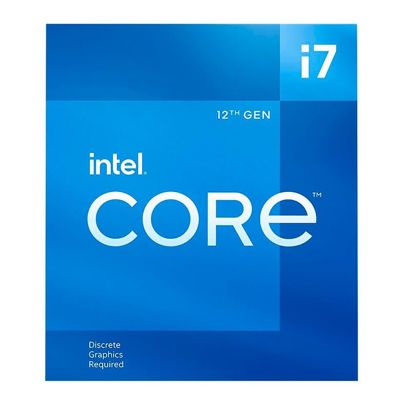 Processador Intel Core i7-12700F, 12-Core, 20-Threads, 2.1GHz (4.9GHz Turbo), Cache 25MB, LGA1700, BX8071512700F