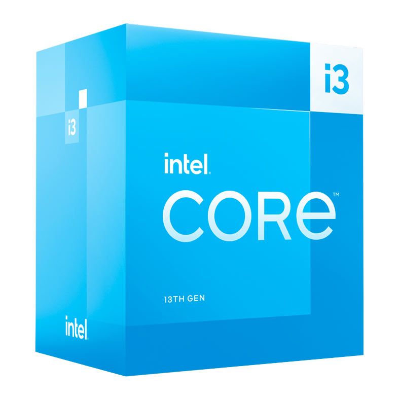 Processador Intel Core I3-13100, 4-Core, 8-Threads, 3.4GHz (4.5GHz Turbo), Cache 12MB, LGA1700, BX8071513100-BR