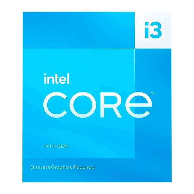 Processador Intel Core i3-14100F, 4-Core, 8-Threads, 3.5GHz (4.7