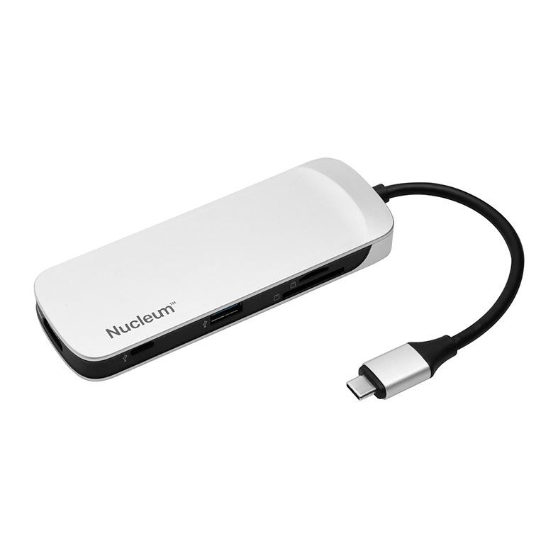 Hub Kingston Nucleum, USB-C, 7 Portas , Branco, C-HUBC1-SR-EN