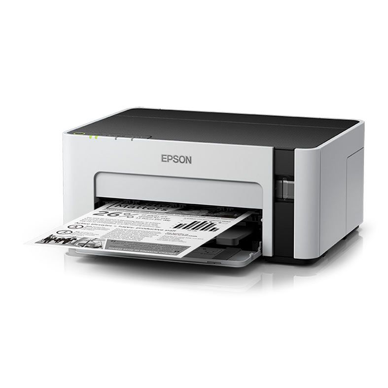 Impressora Epson EcoTank M1120,  Wireless, Wi-Fi, Bivolt, Branca, C11CG96302