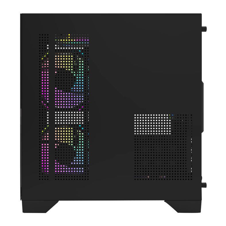 Gabinete Gamer Aigo C270, Mini-Tower, Lateral de Vidro, Preto, C270-BK