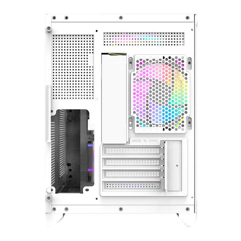 Gabinete Gamer Aigo C270, Mini-Tower, Lateral de Vidro, White, C270-WH