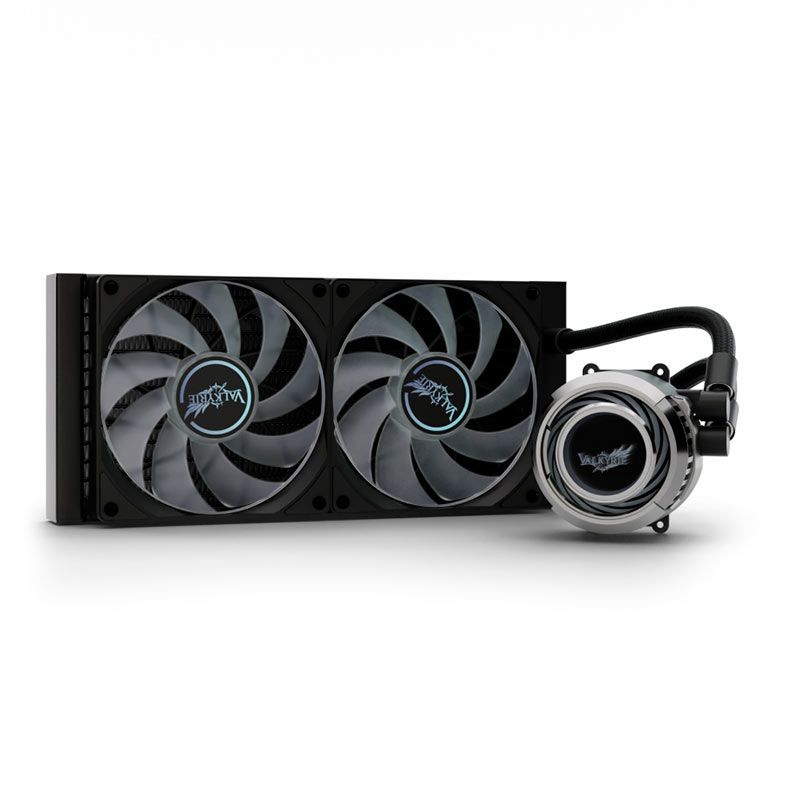 Water Cooler Valkyrie Jarn C280, RGB, 280mm, Preto, C280-RGB-BLK
