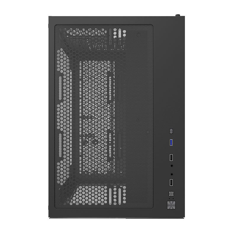 Gabinete Gamer Aigo DarkFlash C285, Lateral de Vidro, Preto, C285-BK