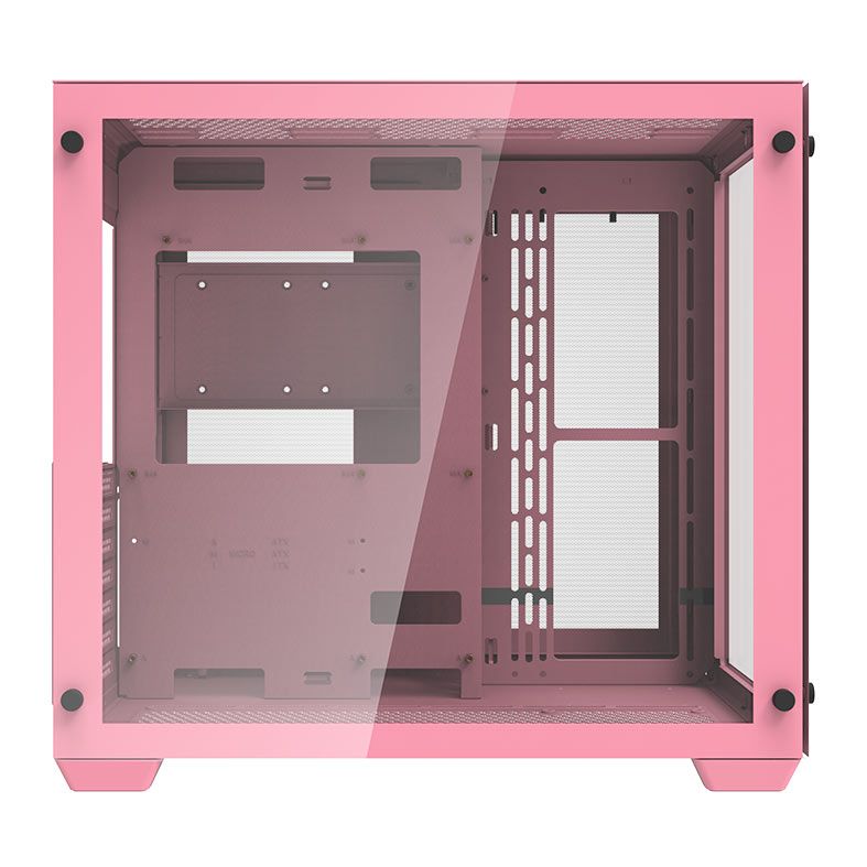 Gabinete Gamer Aigo Darkflash C285, Mid-Tower, Lateral de Vidro, Rosa, C285-RS