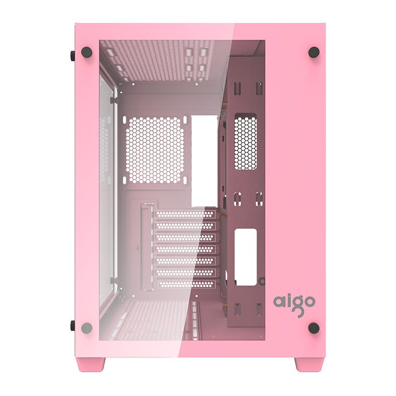 Gabinete Gamer Aigo Darkflash C285, Mid-Tower, Lateral de Vidro, Rosa, C285-RS