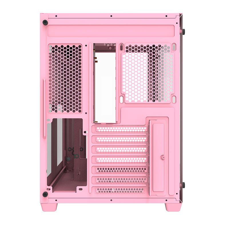Gabinete Gamer Aigo Darkflash C285, Mid-Tower, Lateral de Vidro, Rosa, C285-RS