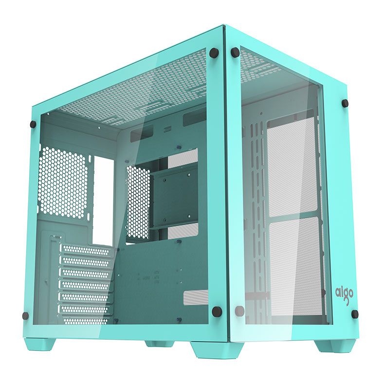 Gabinete Gamer Aigo Darkflash C285, Mid-Tower, Lateral de Vidro, Verde, C285-VD