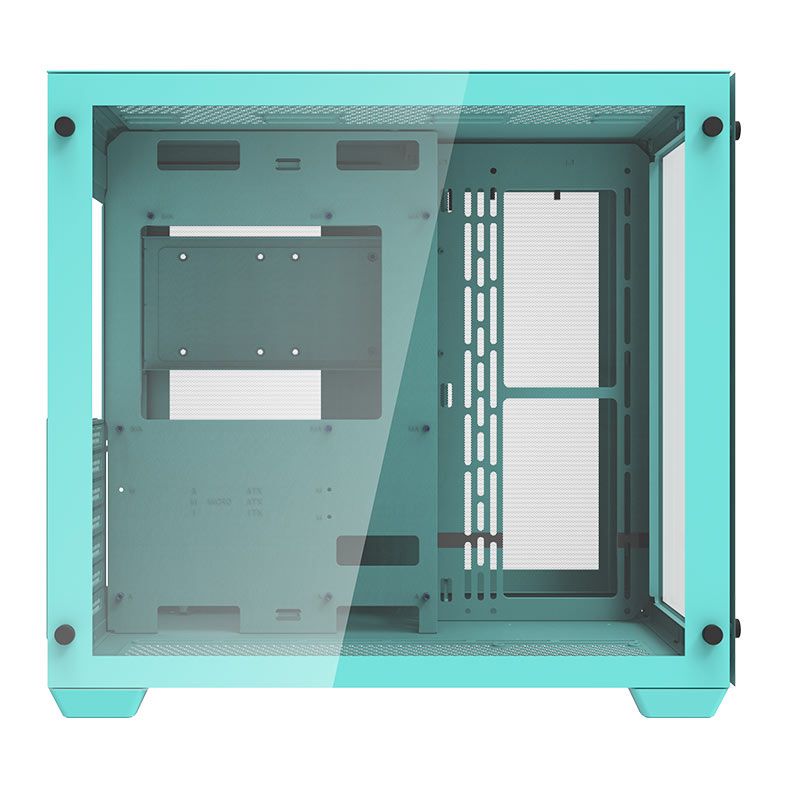 Gabinete Gamer Aigo Darkflash C285, Mid-Tower, Lateral de Vidro, Verde, C285-VD