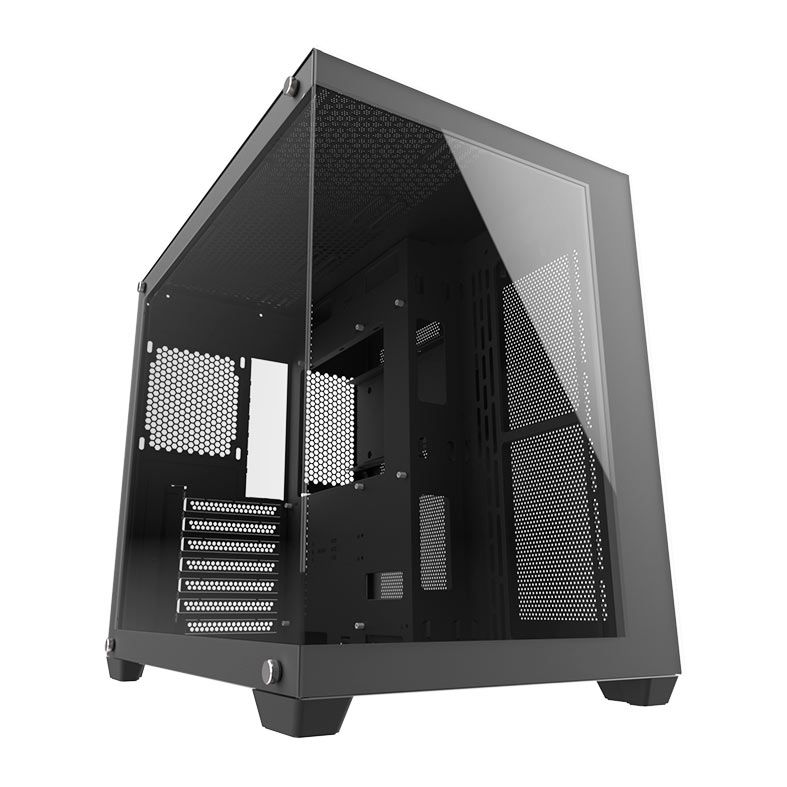 Gabinete Gamer Aigo Darkflash C285P, Mid-Tower, Lateral De Vidro, Preto, C285P-BK