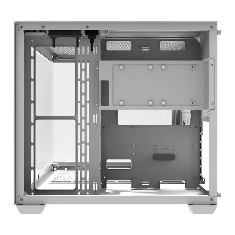 Gabinete Gamer Aigo DarkFlash C285P, Mid-Tower, Lateral de Vidro, Branco, C285P-WHITE