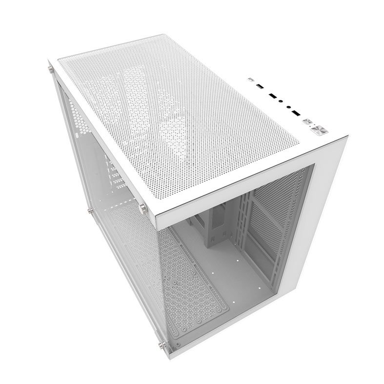 Gabinete Gamer Aigo DarkFlash C285P, Mid-Tower, Lateral de Vidro, Branco, C285P-WHITE