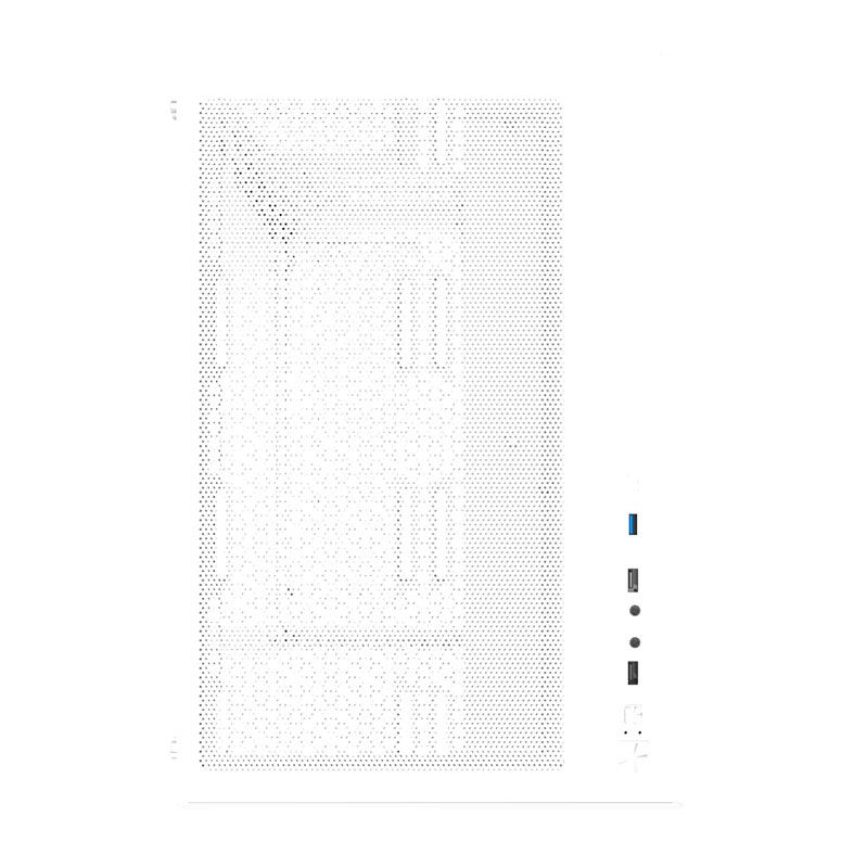 Gabinete Gamer Aigo DarkFlash C285P, Mid-Tower, Lateral de Vidro, Branco, C285P-WHITE