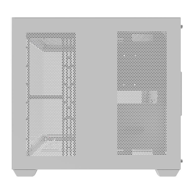 Gabinete Gamer Aigo DarkFlash C285P, Mid-Tower, Lateral de Vidro, Branco, C285P-WHITE
