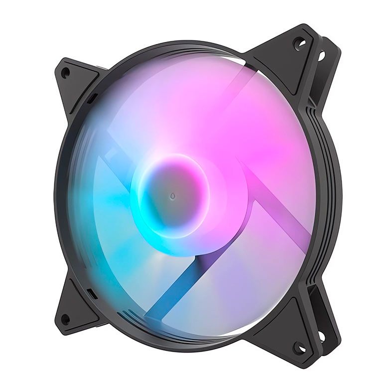 Ventoinha Aigo DarkFlash C6M, RGB, 120mm, Preto, C6M-BK