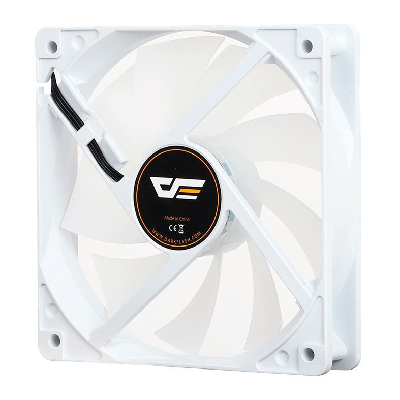 Kit Ventoinhas Aigo Darkflash C7, Rainbow, 3x120mm, Branco, C7-RBW-3WH