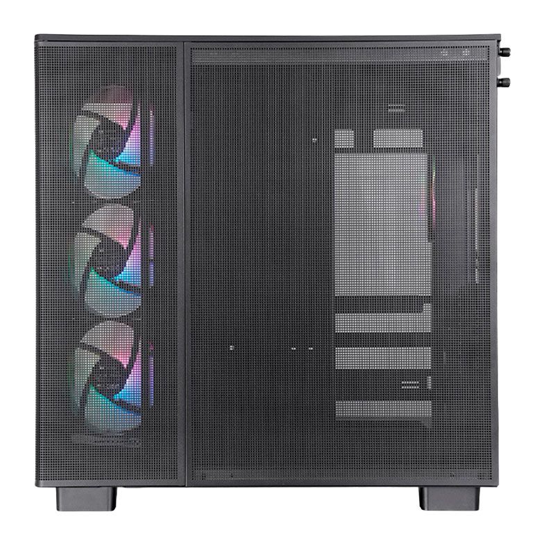 Gabinete Gamer Thermaltake View 380 XL TG, ARGB, Mid-Tower, Lateral De Vidro, Preto, CA-11E-00M1WN- 00