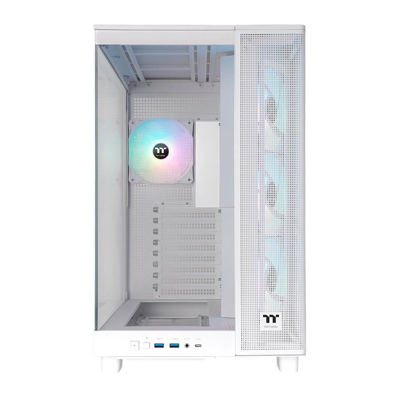 Gabinete Gamer Thermaltake View 380 XL TG, ARGB, Mid-Tower, Lateral De Vidro, Branco, CA-11E-00M6WN- 00