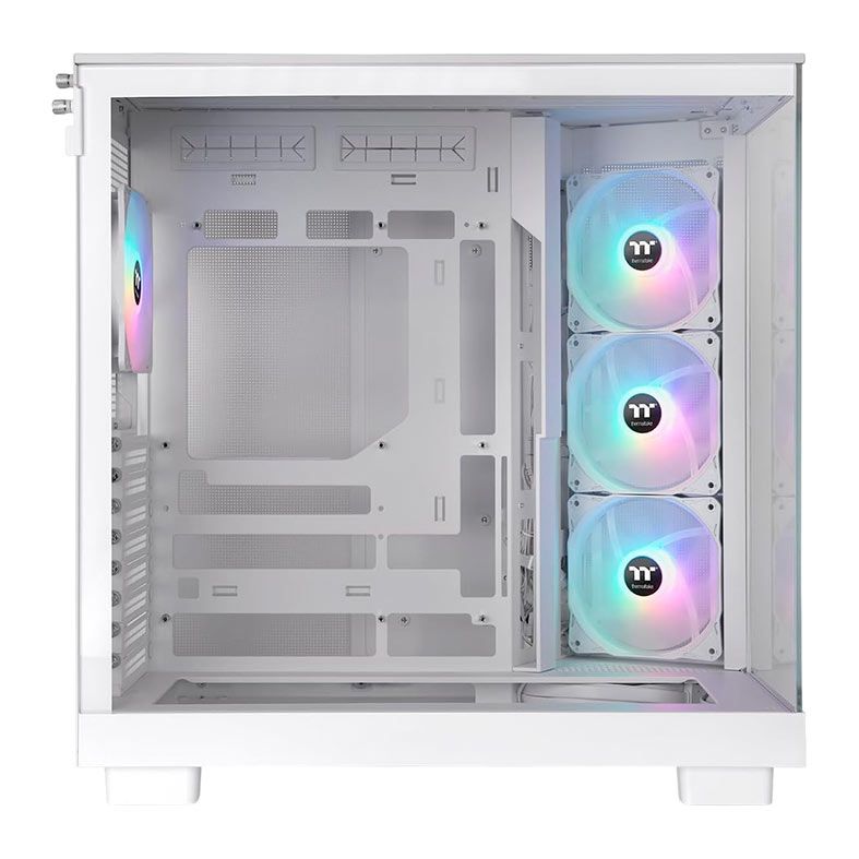 Gabinete Gamer Thermaltake View 380 XL TG, ARGB, Mid-Tower, Lateral De Vidro, Branco, CA-11E-00M6WN- 00