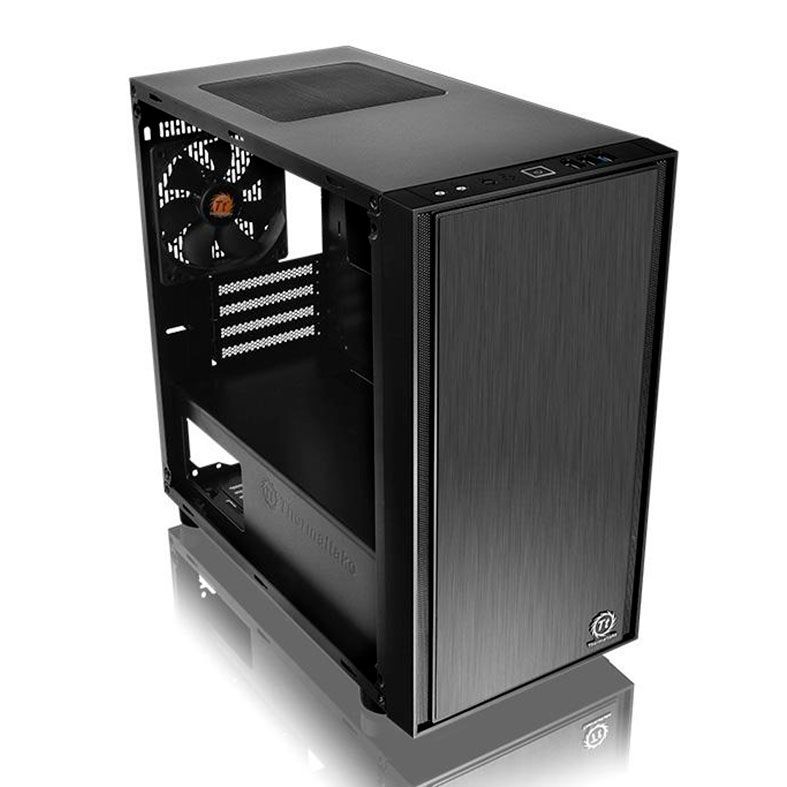 Gabinete Thermaltake Versa H17 Preto Lateral SEM Acrilico, CA-1J1-00S1NN-00
