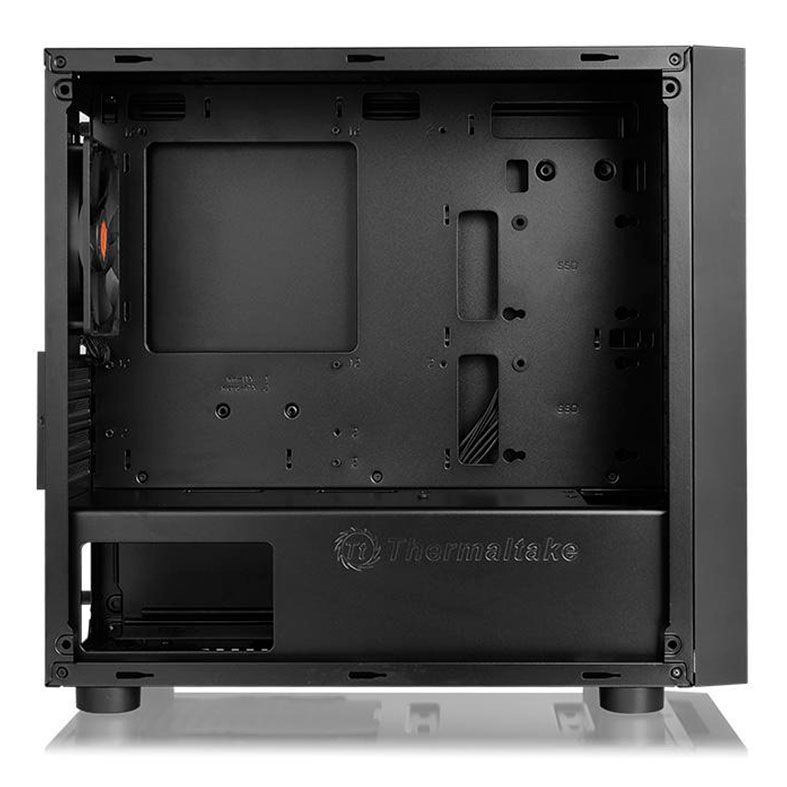Gabinete Thermaltake Versa H17 Preto Lateral SEM Acrilico, CA-1J1-00S1NN-00