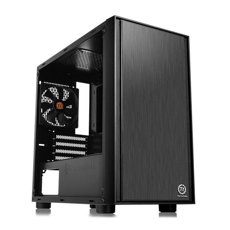 Gabinete Thermaltake Versa H17 Preto Lateral SEM Acrilico, CA-1J1-00S1NN-00