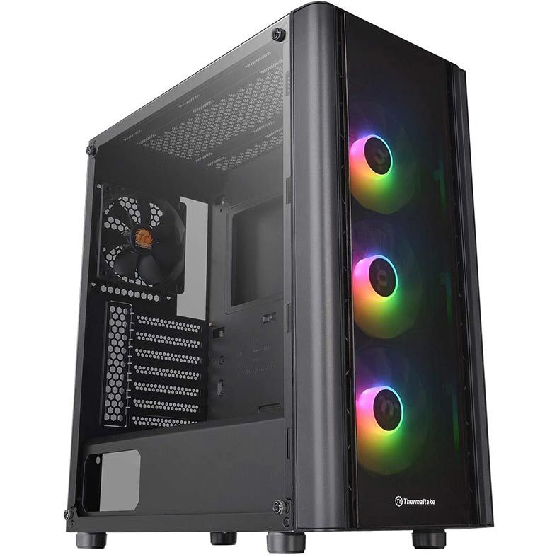 Gabinete Thermaltake V250 TG ARGB Lateral Vidro Temp Preto, CA-1Q5-00M1WN-00