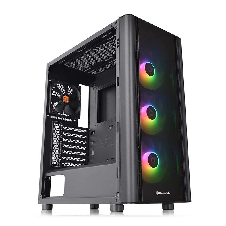 Gabinete Thermaltake V250 TG ARGB Lateral Vidro Temp Preto, CA-1Q5-00M1WN-00