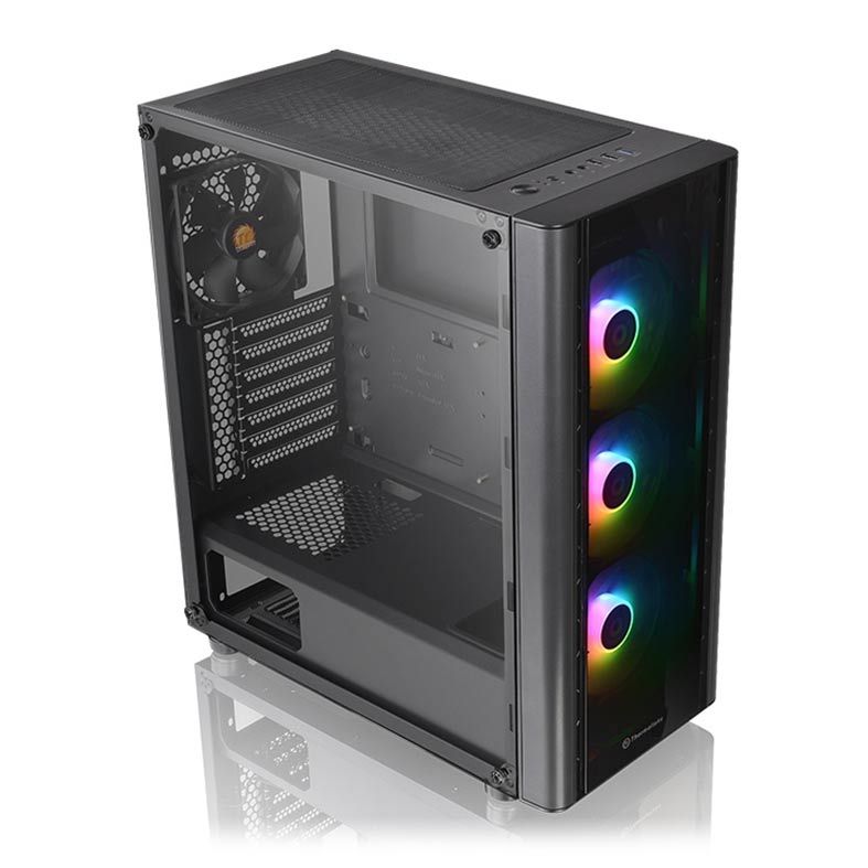 Gabinete Thermaltake V250 TG ARGB Lateral Vidro Temp Preto, CA-1Q5-00M1WN-00
