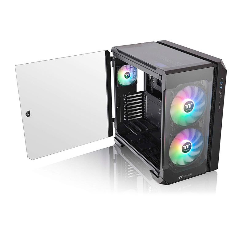 Gabinete Thermaltake View 51 TG, ARGB, Mid-Tower, Lateral Vidro, Preto, CA-1Q6-00M1WN-00