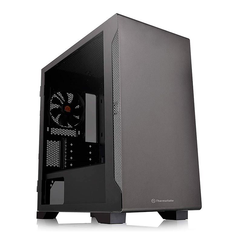 Gabinete Thermaltake S100 TG Lateral Vidro Temp Preto, CA-1Q9-00S1WN-00