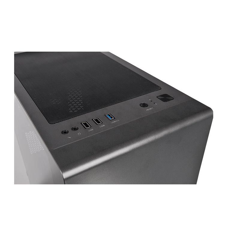 Gabinete Thermaltake S100 TG Lateral Vidro Temp Preto, CA-1Q9-00S1WN-00