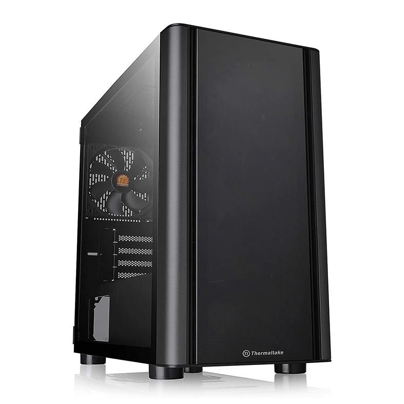 Gabinete Thermaltake V150 TG Lateral Vidro Temp Preto, CA-1R1-00S1WN-00