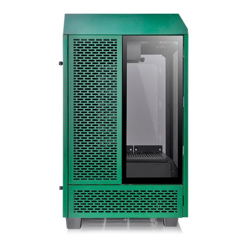 Gabinete Gamer Thermaltake The Tower 100 Racing Green Edition, Mini-Tower, Lateral de Vidro, CA-1R3-00SCWN-00