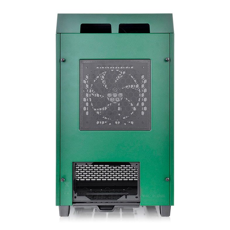 Gabinete Gamer Thermaltake The Tower 100 Racing Green Edition, Mini-Tower, Lateral de Vidro, CA-1R3-00SCWN-00