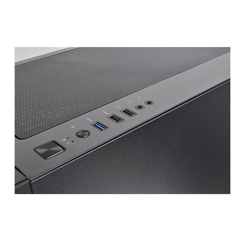 Gabinete Thermaltake H330 TG Preto Lateral Vidro Temp, CA-1R8-00M1WN-00