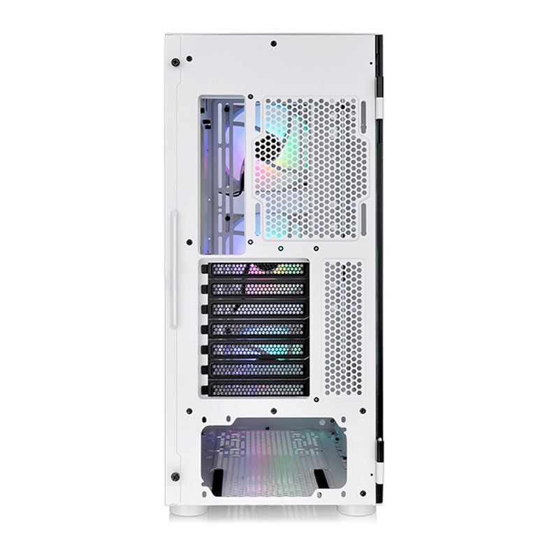 Gabinete Gamer Thermaltake H570 TG ARGB Snow, Mid-Tower, Lateral de Vidro, Com 3 Fans, CA-1T9-00M6WN-01