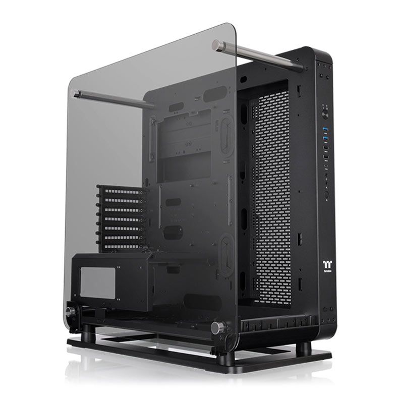 Gabinete Gamer Thermaltake Core P6 TG, Mid-Tower, Lateral de Vidro, Preto, CA-1V2-00M1WN-00