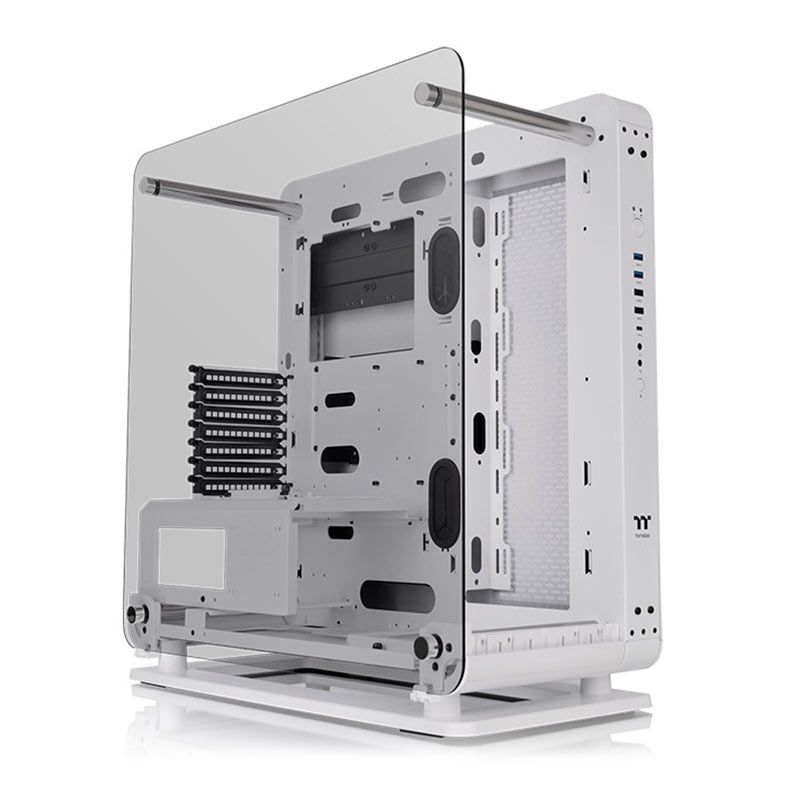 Gabinete Gamer Thermaltake Core P6 TG Snow Edition, Mid-Tower, Lateral de Vidro, Branco, CA-1V2-00M6WN-00
