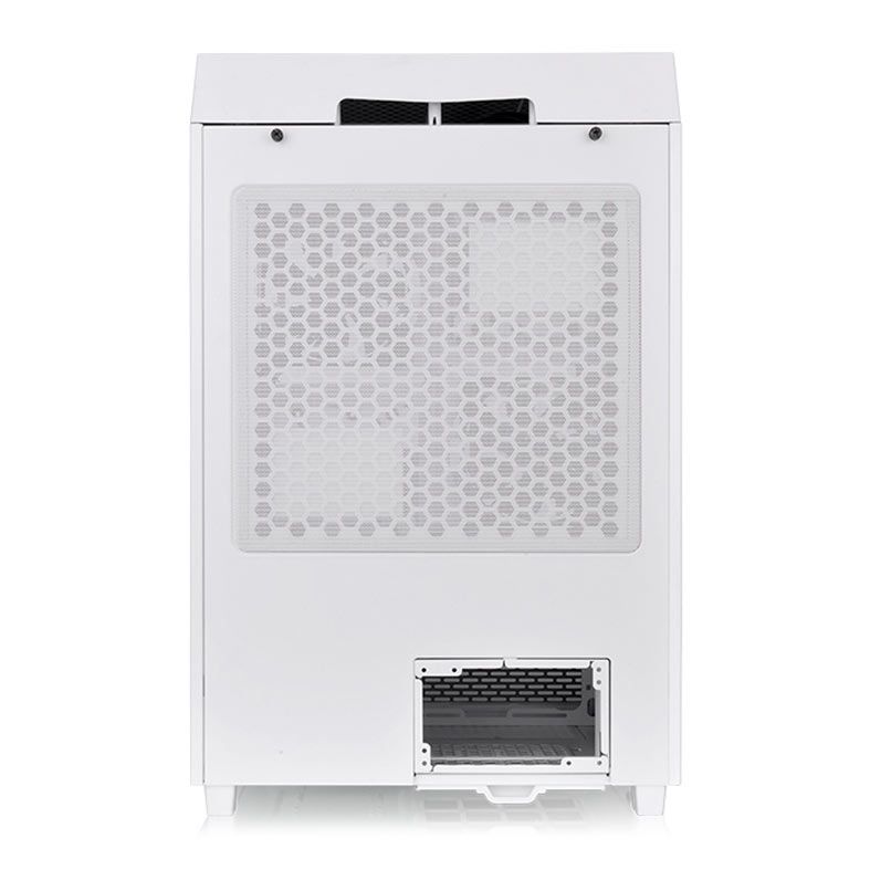 Gabinete Gamer Thermaltake The Tower 500 Snow Edition, RGB, Mid-Tower, Lateral de Vidro, Com 2 Fans, Branco, CA-1X1-00M6WN-00