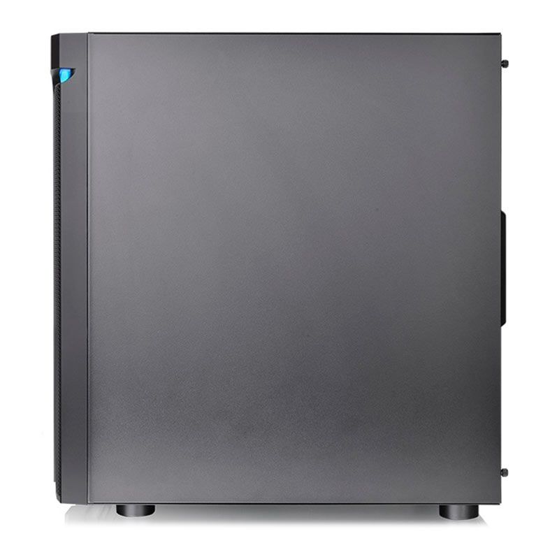 Gabinete Gamer Thermaltake H590 TG, ARGB, Mid-Tower, Lateral de Vidro, Com 1 Fan, Preto, CA-1X4-00M1WN-00